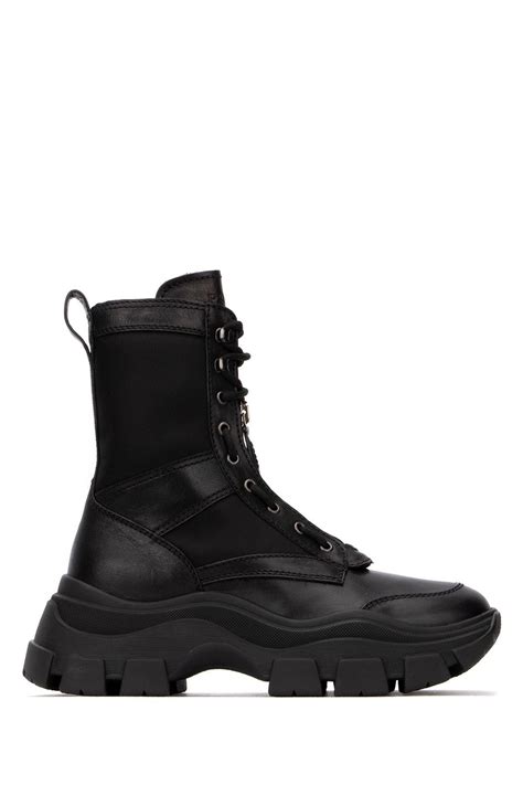 prada combat boots patent|prada black chunky combat boots.